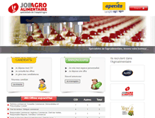 Tablet Screenshot of jobagroalimentaire.com